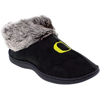Oregon Ducks Faux-Fur Slippers