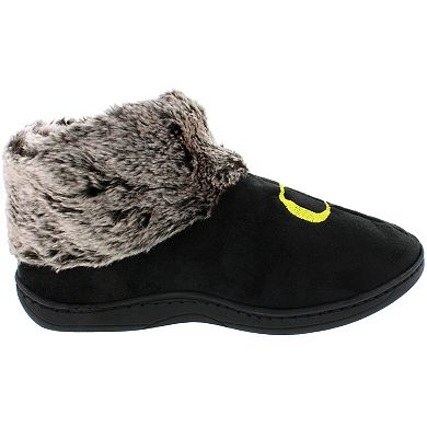 Oregon Ducks Faux-Fur Slippers