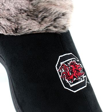 South Carolina Gamecocks Faux-Fur Slippers