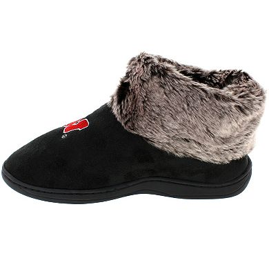 Wisconsin Badgers Faux-Fur Slippers