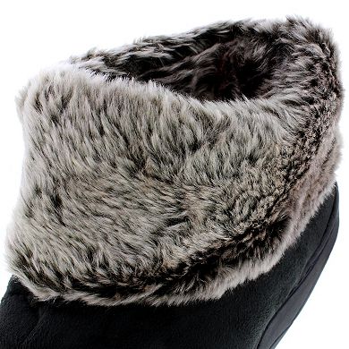 Wisconsin Badgers Faux-Fur Slippers