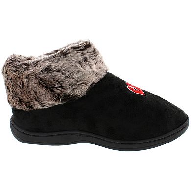 Wisconsin Badgers Faux-Fur Slippers