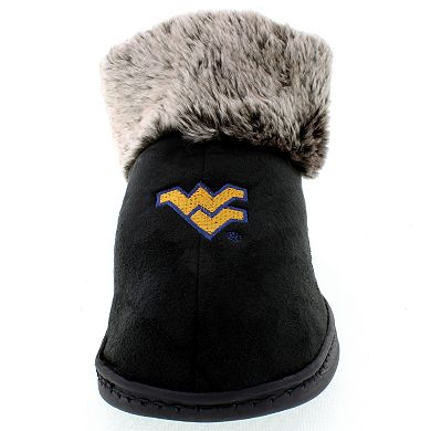 West Virginia Mountaineers Faux-Fur Slippers