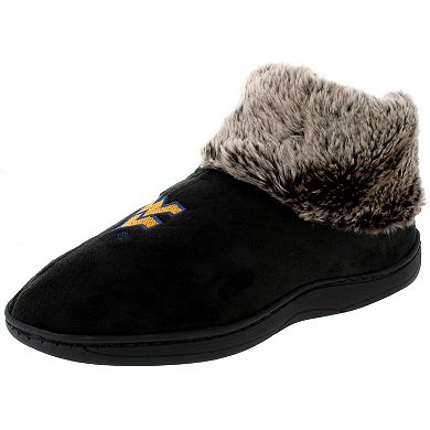 West Virginia Mountaineers Faux-Fur Slippers