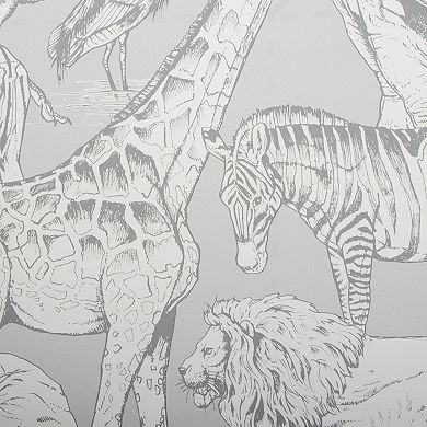 Superfresco Jungle Animals Removable Wallpaper
