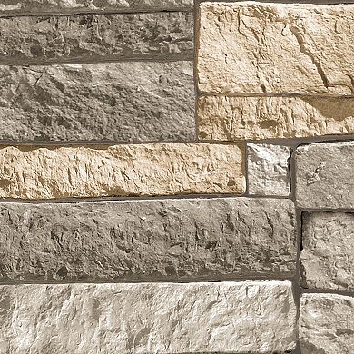 Superfresco Faux Ledgestone & Terracotta Removable Wallpaper