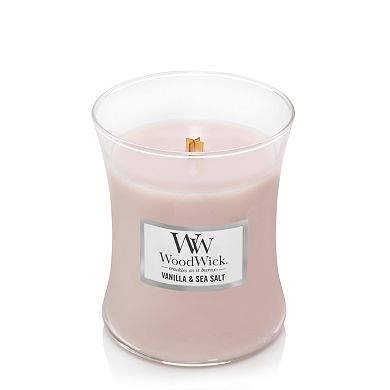WoodWick Vanilla & Sea Salt 9.7-oz. Hourglass Candle Jar