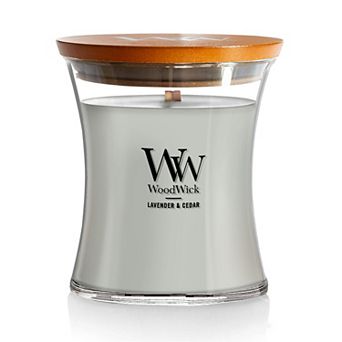 WoodWick Lavender & Cedar 9.7-oz. Hourglass Candle Jar