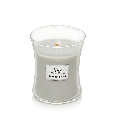 WoodWick Lavender & Cedar 9.7-oz. Hourglass Candle Jar