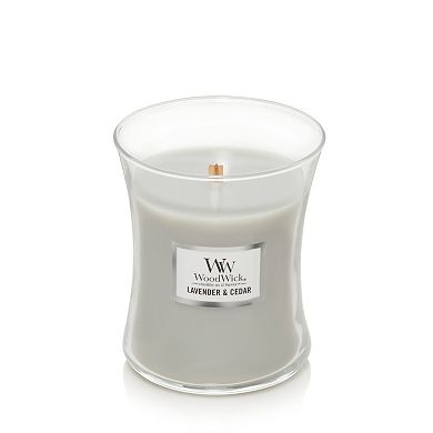 WoodWick Lavender & Cedar 9.7-oz. Hourglass Candle Jar