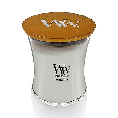 WoodWick Lavender & Cedar 9.7-oz. Hourglass Candle Jar