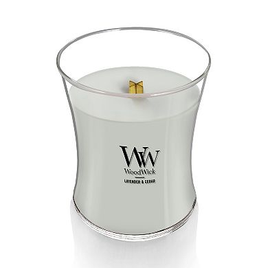 WoodWick Lavender & Cedar 9.7-oz. Hourglass Candle Jar