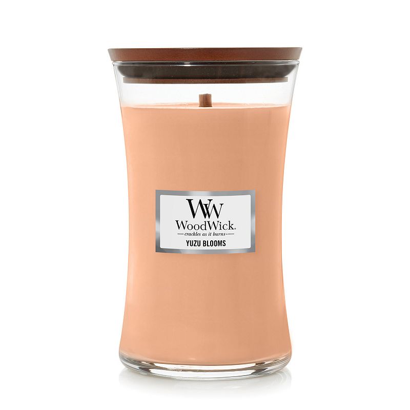 WoodWick Yuzu Blooms 21.5-oz. Hourglass Candle Jar, Multicolor