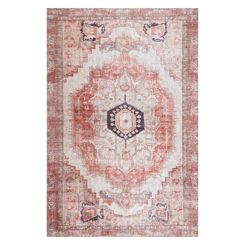 nuLoom Vintage Minna Area Rug, Multicolor, 5X8 Ft