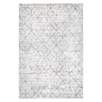 nuLoom Regan Modern Geometric Machine Washable Area Rug