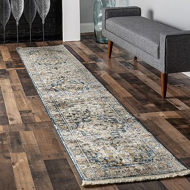 nuLoom Josephine Winged Cartouche Area Rug