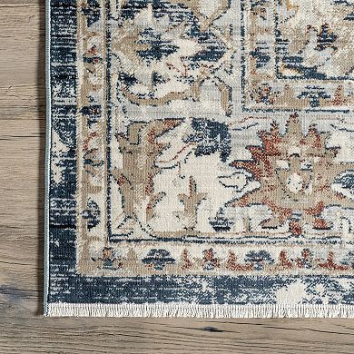 nuLoom Josephine Winged Cartouche Area Rug
