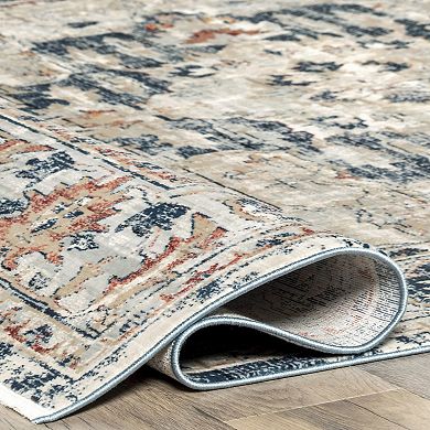 nuLoom Josephine Winged Cartouche Area Rug