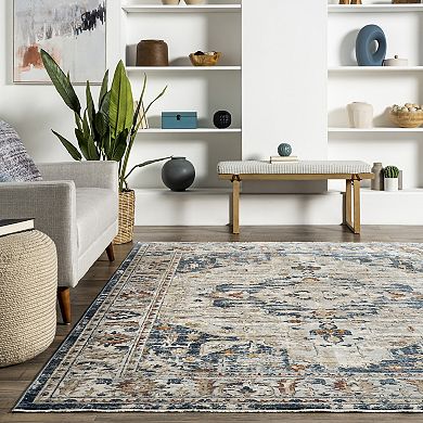 nuLoom Josephine Winged Cartouche Area Rug