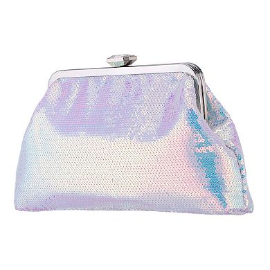 Touch of Nina M-Marlon Sequin Frame Clutch