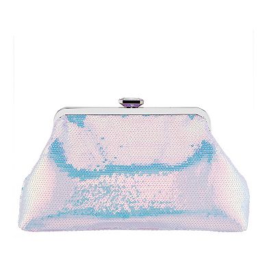 Touch of Nina M-Marlon Sequin Frame Clutch
