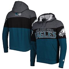 Philadelphia Eagles Nike Sleeveless Pullover Hoodie - Heather Black