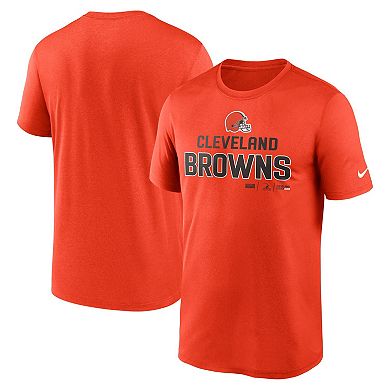 Men's Nike Orange Cleveland Browns Legend Community Performance T-Shirt