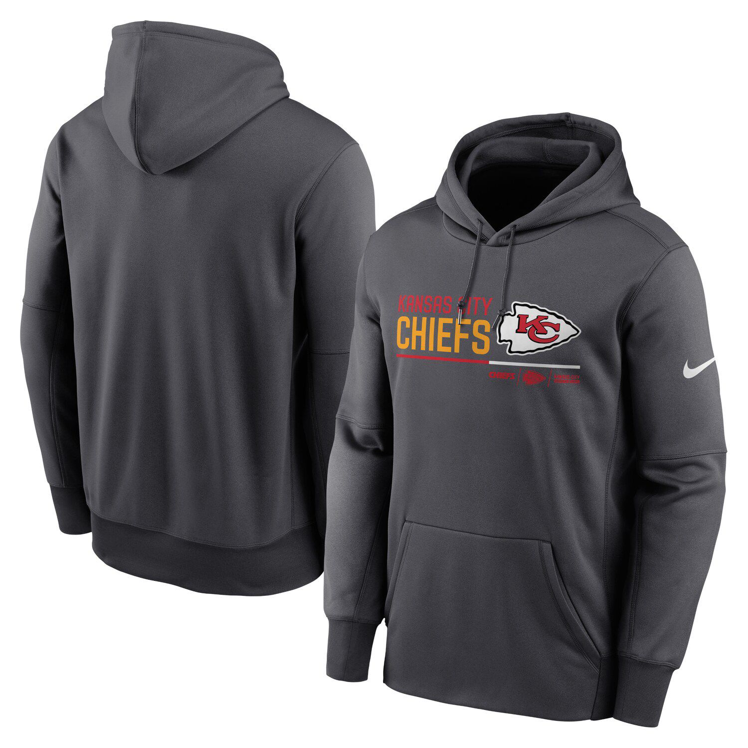 Pittsburgh Steelers Nike Prime Wordmark Therma Pullover Hoodie