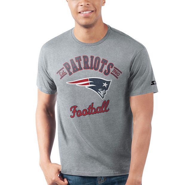 Infant Heathered Gray New England Patriots Crew Neck T-Shirt