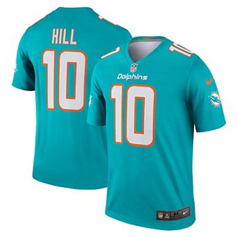 Men's Nike Tyreek Hill Aqua Miami Dolphins Legend Jersey
