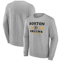 Men's Starter White Boston Bruins Puck Pullover Hoodie Size: Large