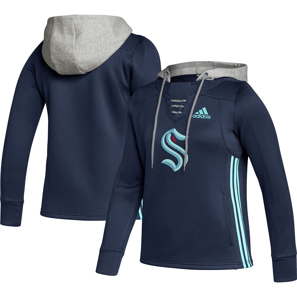 売れ筋商品|||ファナティクス パーカー・スウェットシャツ アウター レディース Men's Deep Sea Blue Seattle Kraken Authentic Pro Pullover Hoodie Deep Sea Blue Women's Seattle Kraken Fanatics Heather Deep Sea Blue Lux