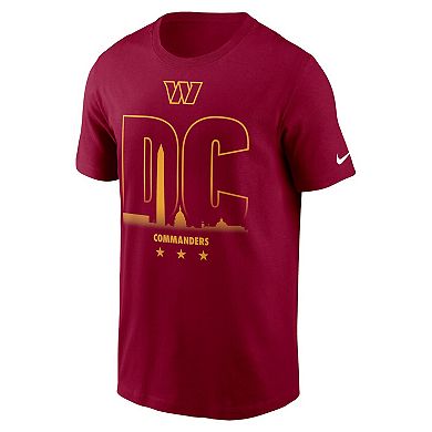 Men's Nike Burgundy Washington Commanders Local T-Shirt