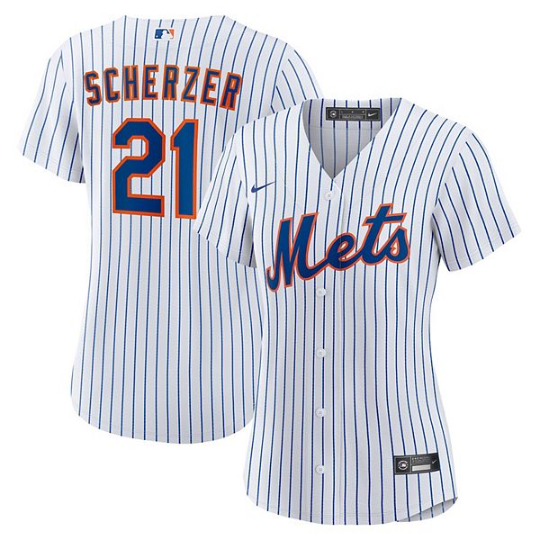 Nike Men's Max Scherzer White New York Mets Home Replica Player Jersey