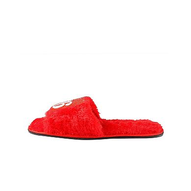 Women's FOCO Red Philadelphia 76ers Rhinestone Fuzzy Slippers