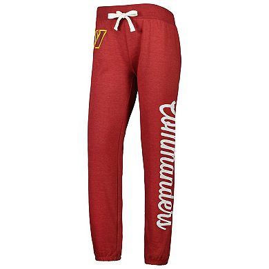 Women's G-III 4Her by Carl Banks Burgundy Washington Commanders Scrimmage Fleece Pants