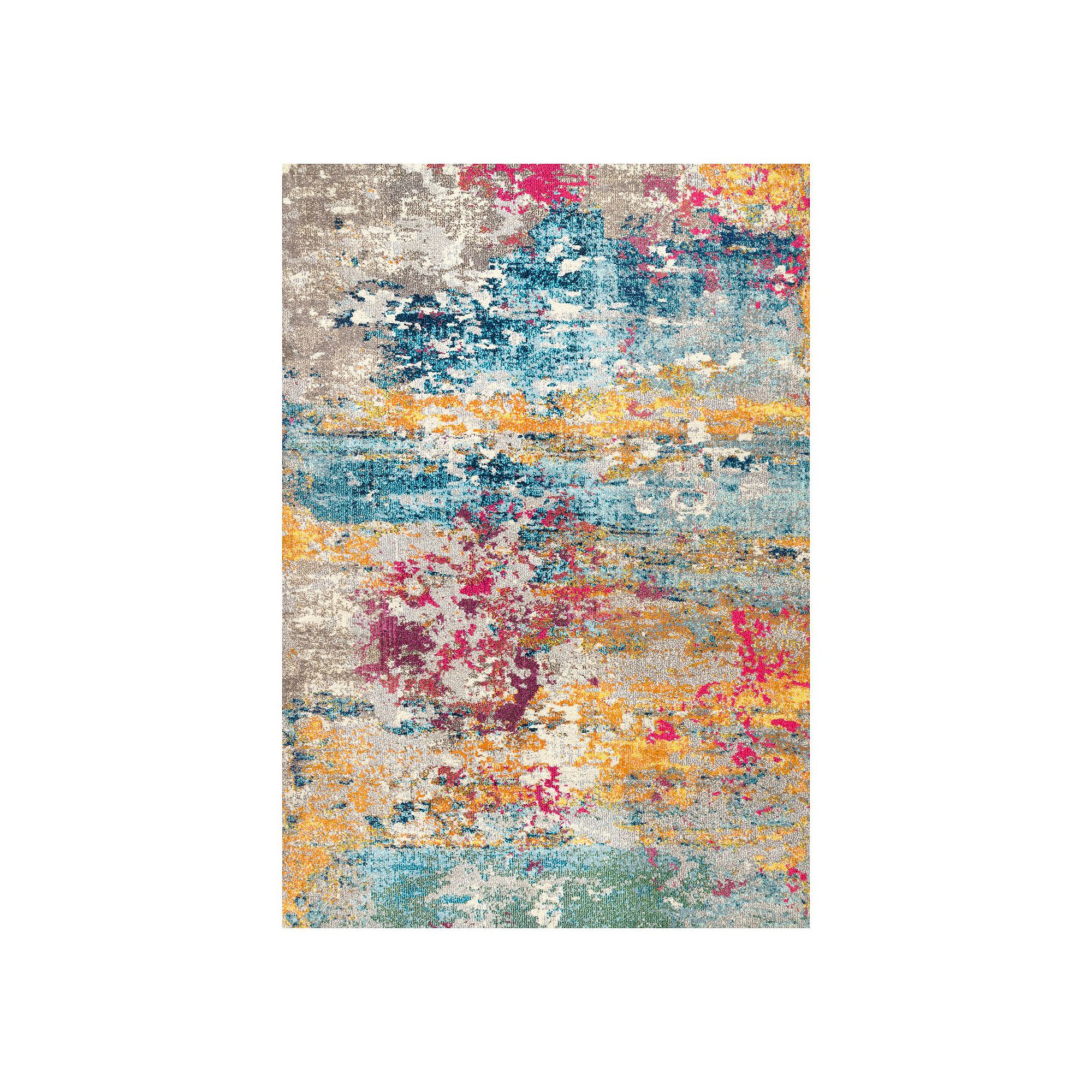 nuLOOM Monet Modern Abstract Colorful Area Rug, Multi