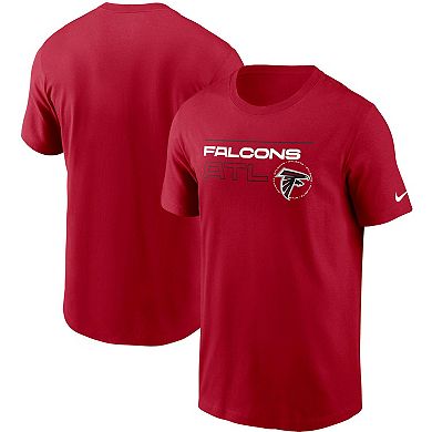 Men's Nike Red Atlanta Falcons Broadcast Essential T-Shirt