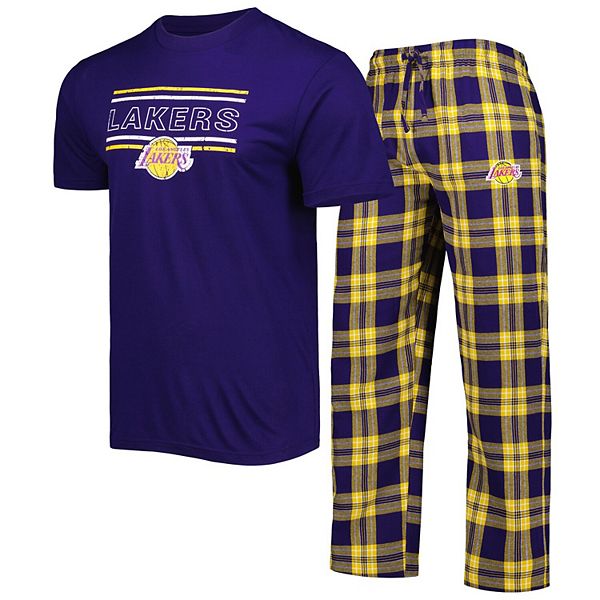 Pro Standard Los Angeles Lakers Warm Up T-Shirt - Men's T-Shirts in Yellow  Purple