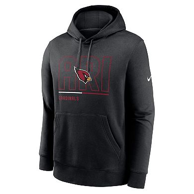 Men's Nike Black Arizona Cardinals City Code Club Fleece Pullover Hoodie
