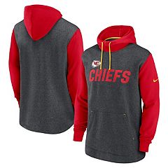 Kansas City Chiefs New Era Big & Tall Current Team Colorblock Fleece Raglan  Pullover Hoodie - Gold/