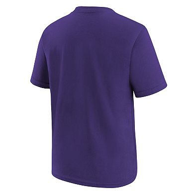 Youth Nike Purple Minnesota Vikings Logo T-Shirt