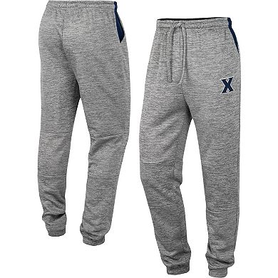 Men's Colosseum Gray Xavier Musketeers Worlds to Conquer Sweatpants