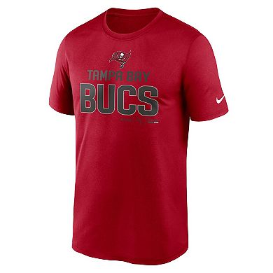 Men's Nike Red Tampa Bay Buccaneers Legend Community Performance T-Shirt