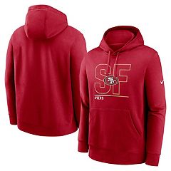 Girls Youth San Francisco 49ers New Era Scarlet Full-Zip Hoodie