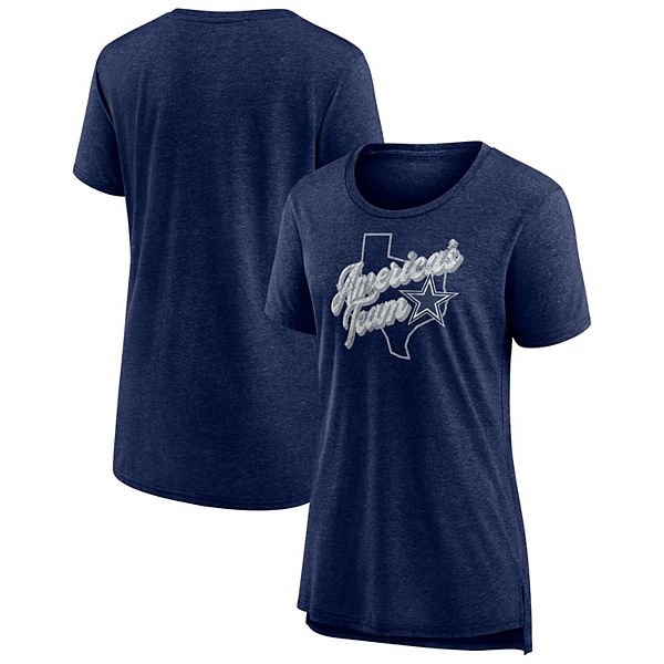 Men's Fanatics Branded Heather Navy Dallas Cowboys Old