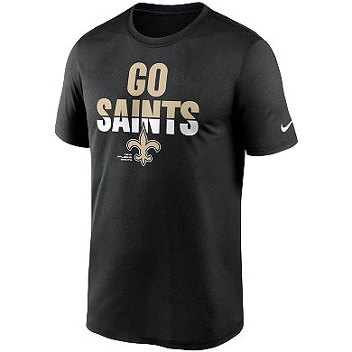 Men's Nike Black New Orleans Saints Legend Local Phrase Performance T-Shirt