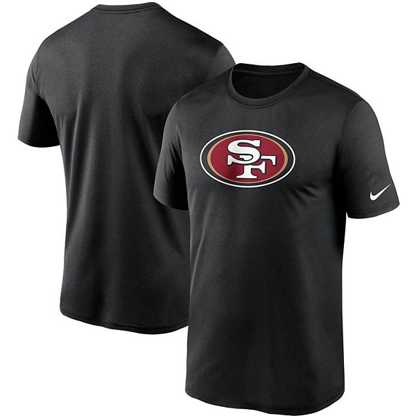 Men's Nike Black San Francisco 49ers Logo Essential Legend Performance ...