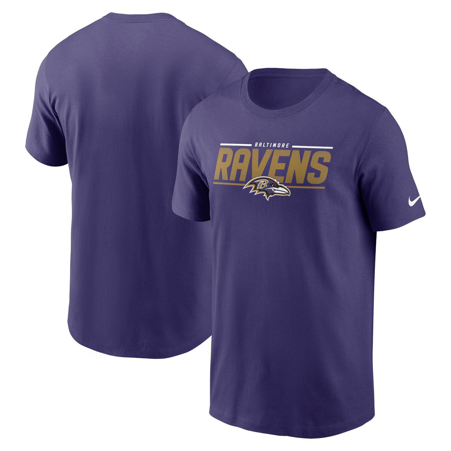 Lids Baltimore Ravens Fanatics Branded Weekend Casual Raglan Long Sleeve T- Shirt - Heathered Gray/Heathered Purple