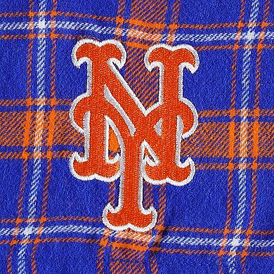 Men's Concepts Sport Royal/Orange New York Mets Ledger Flannel Boxers